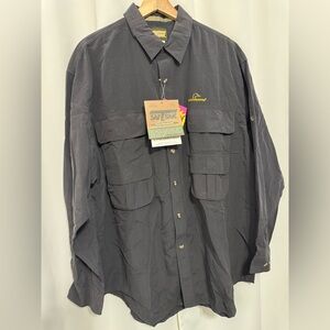 Ducks Unlimited Men's Dark Gray Charcoal Shirt Jacket XL